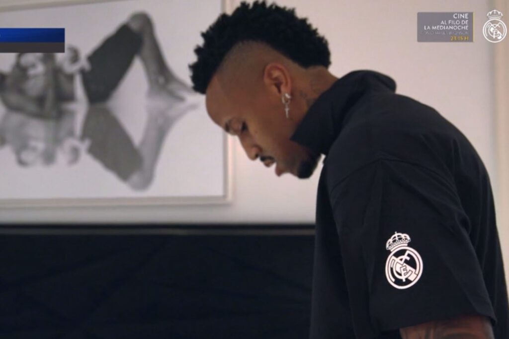 Militao en su casa antes de regresar al césped