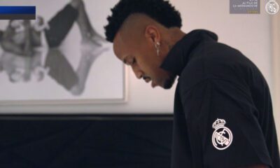 Militao en su casa antes de regresar al césped