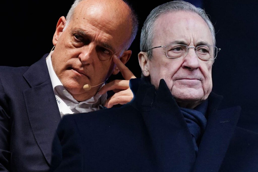 Florentino ha denunciado a Javier Tebas (Getty- Dinastía Blanca)
