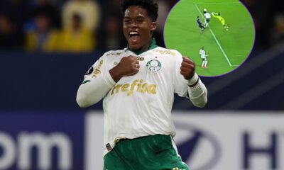 Endrick marcó con el Palmeiras