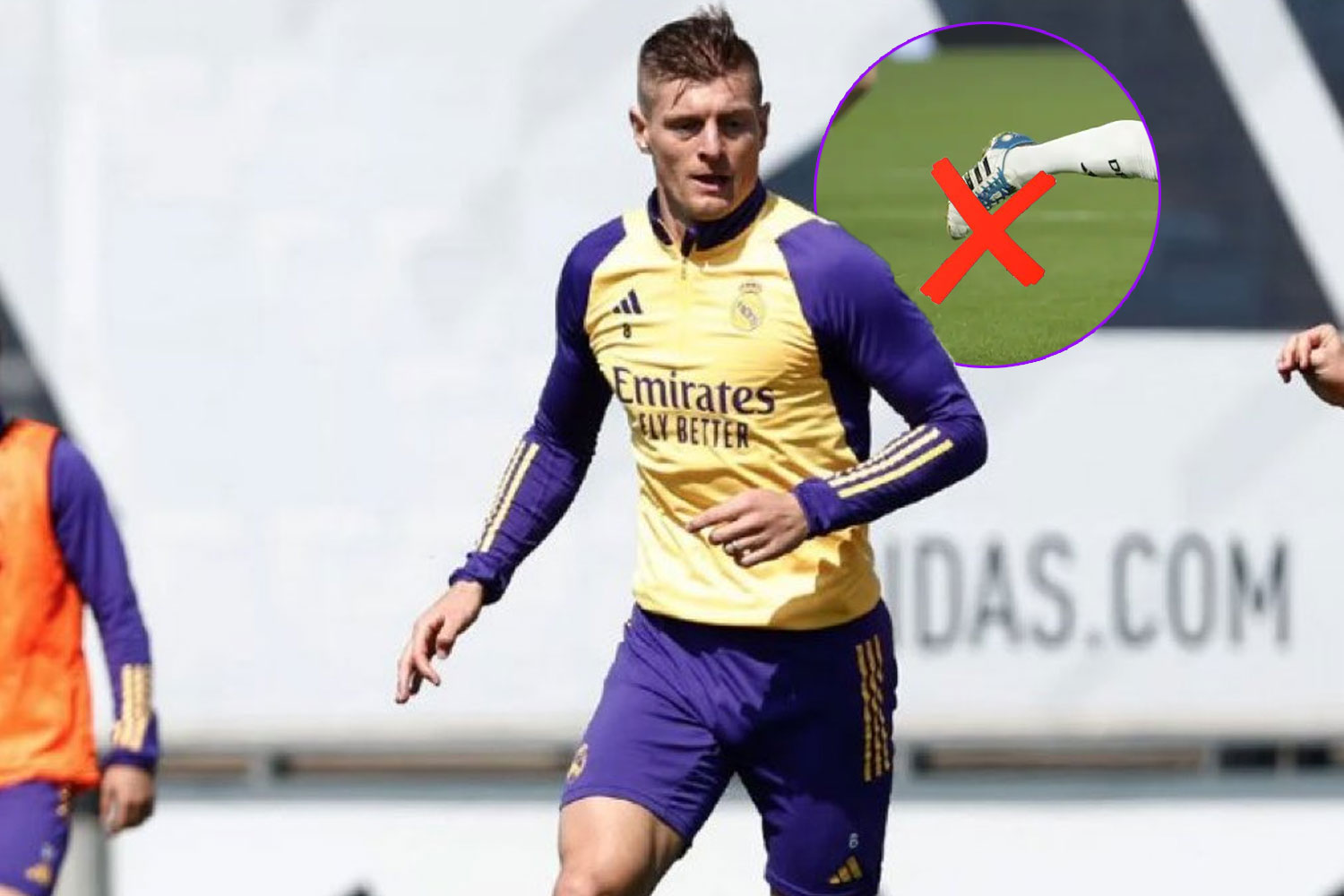 Kroos no ha usado sus míticos botines (Real Madrid - montaje Dinastía Blanca)