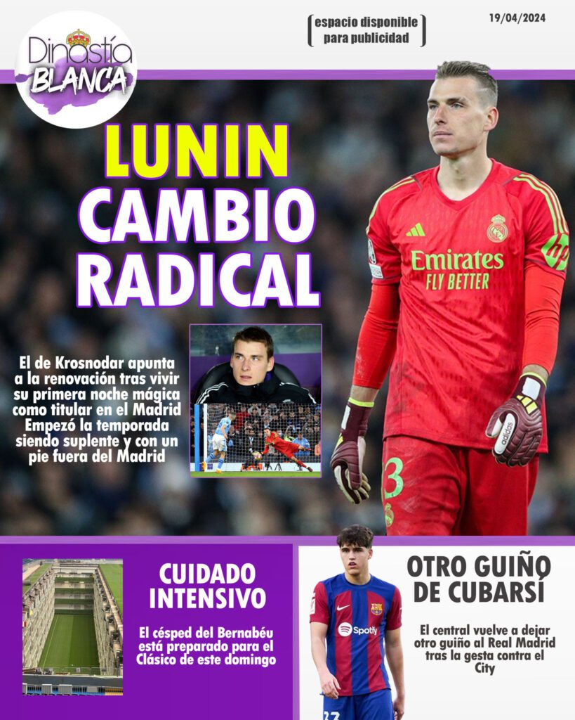 La portada del día de Dinastía Blanca del 19 de abril del 2024