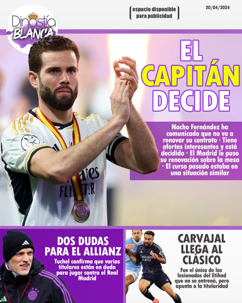 La portada del día de Dinastía Blanca del 20 de abril del 2024