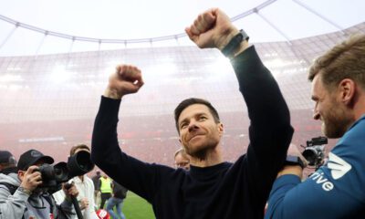 XabI Alonso es campeón de la Bundesliga (Getty)