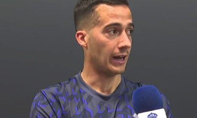 Lucas en zona mixta de Son Moix