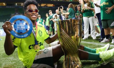 Endrick se convirtió en MVP y campeón del Paulista (Getty)