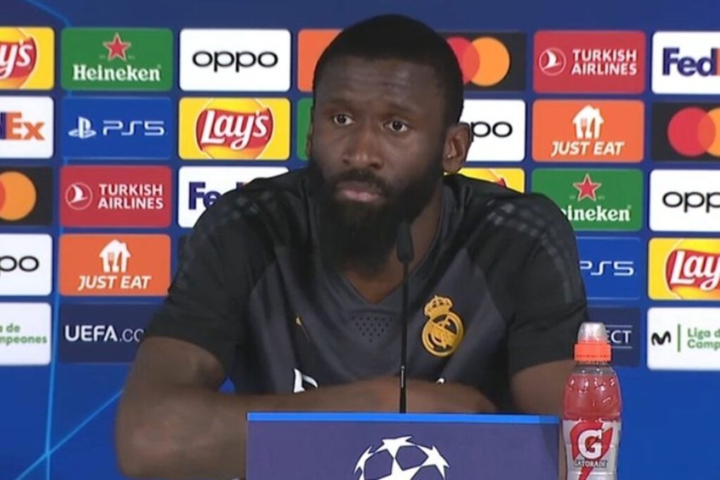 Rüdiger en rueda de prensa (Real Madrid)