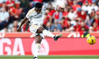 Tchouaméni marcándole al Mallorca (Real Madrid)
