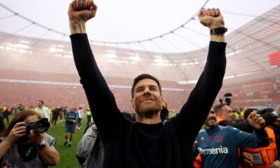 Xabi Alonso con el Leverkusen