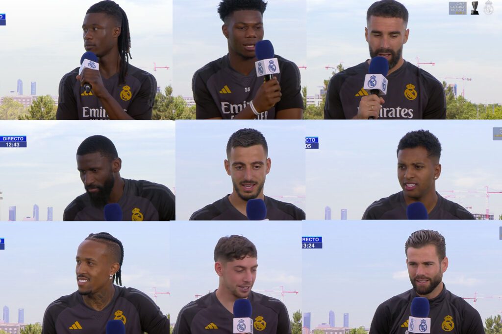 Las reacciones del vestuario en el Open Media Day: Camavinga, Carvajal, Rüdiger, Tchouaméni…