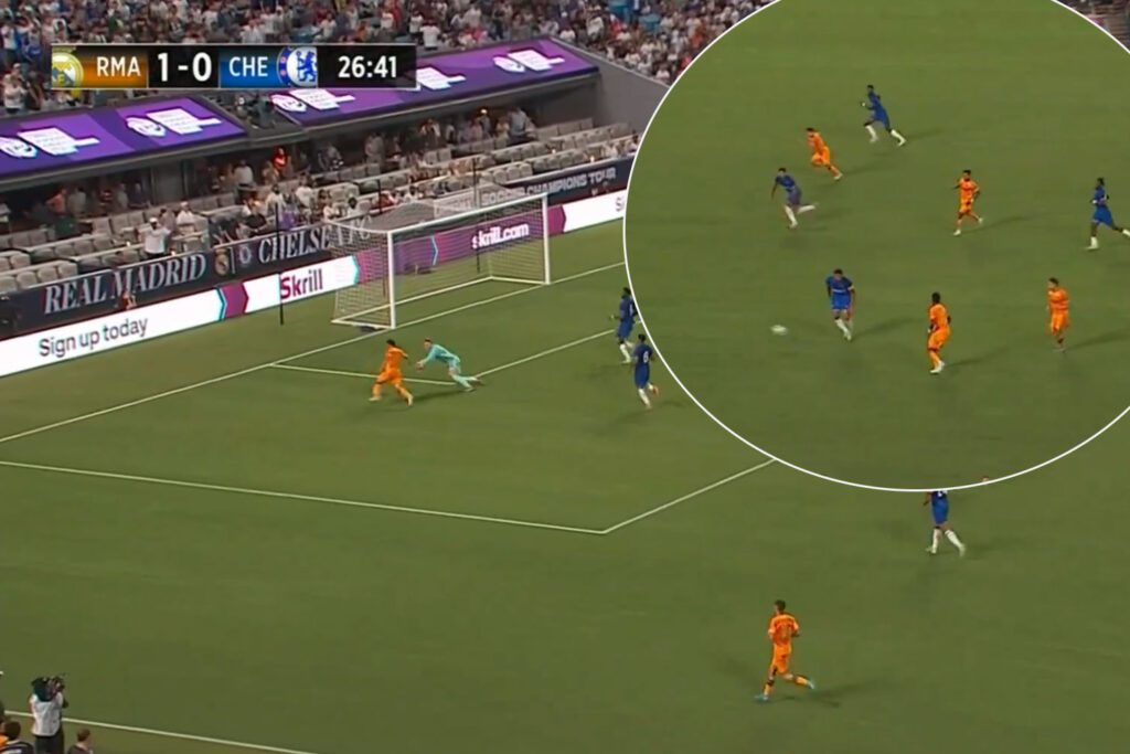 Así fue el golazo de Brahim: Vini con el exterior y regate que vale oro