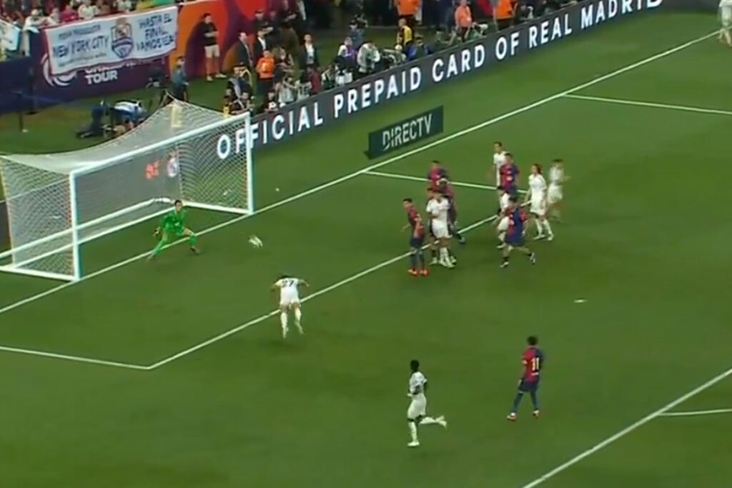 Nico Paz explica su gol al Barça: «Vi que me llegaba el balón…»