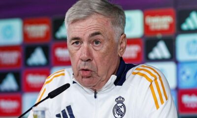 Ancelotti en zona mixta