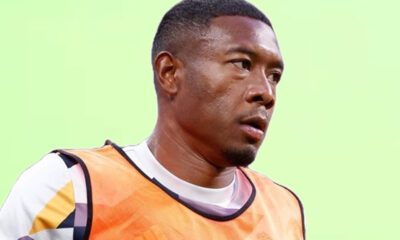 Alaba en un calentamiento