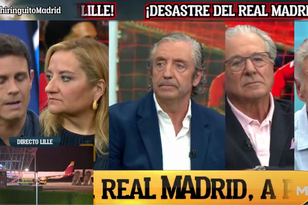 Pedrerol activa una bomba en el vestuario del Real Madrid