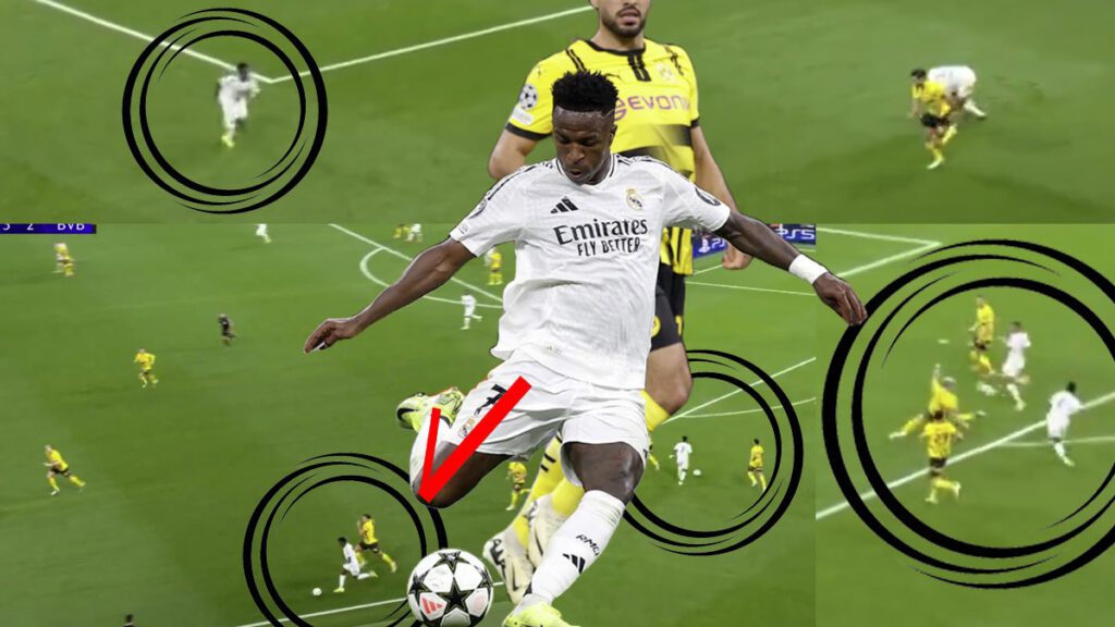 La radiografía del golazo perfecto de Vinicius al Dortmund