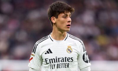 Arda en un partido con el Madrid