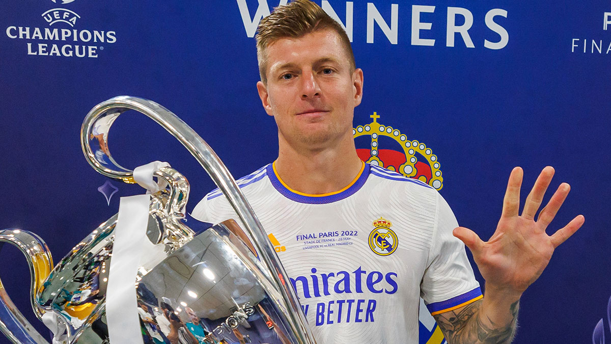 Kroos con la Champions League