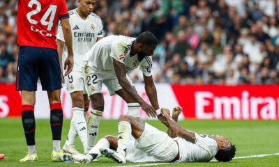 Militao lesionado con el Real Madrid