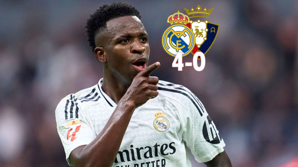 Vinicius lideró una gran goleada… con peaje muy caro