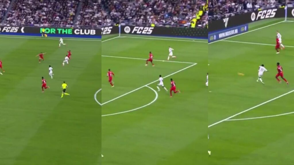 La jugada del gol de Rodrygo al Sevilla
