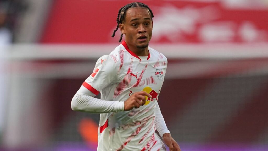Xavi Simons con el Leipzig (Getty)