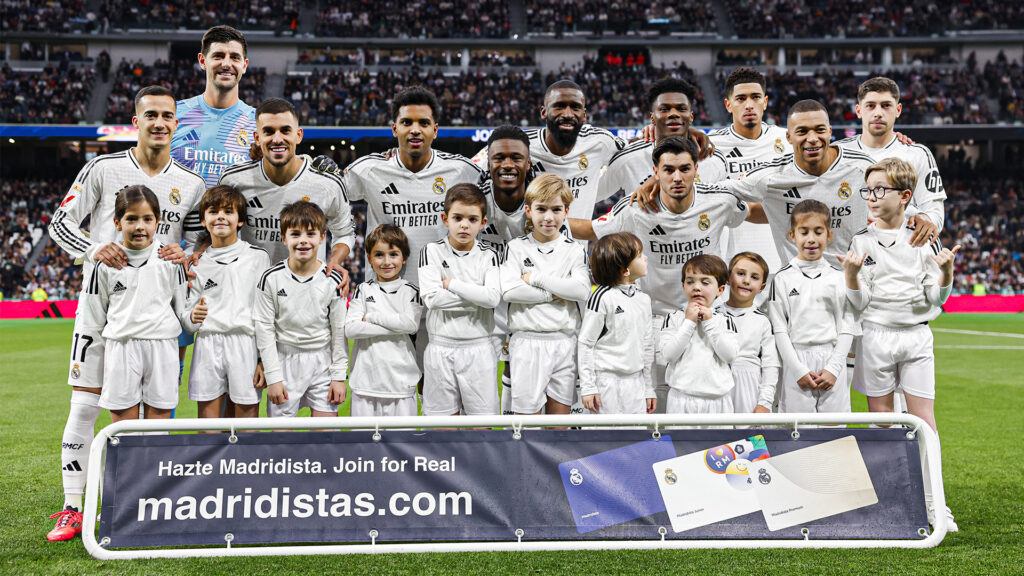 El once del Real Madrid contra el Sevilla