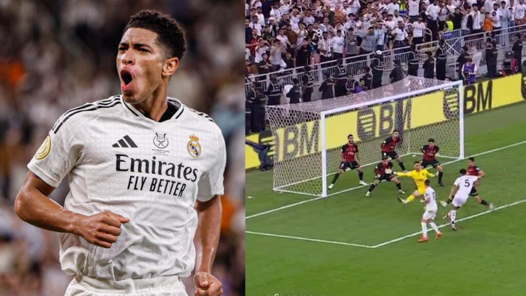 Así fue el 1-0 de Bellingham: encontró un espacio que solo vio él