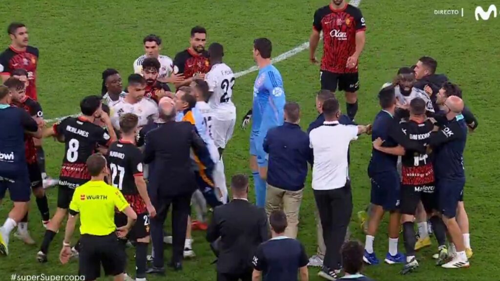 Asencio se vistió de Ramos: así fue la tangana final del Real Madrid-Mallorca