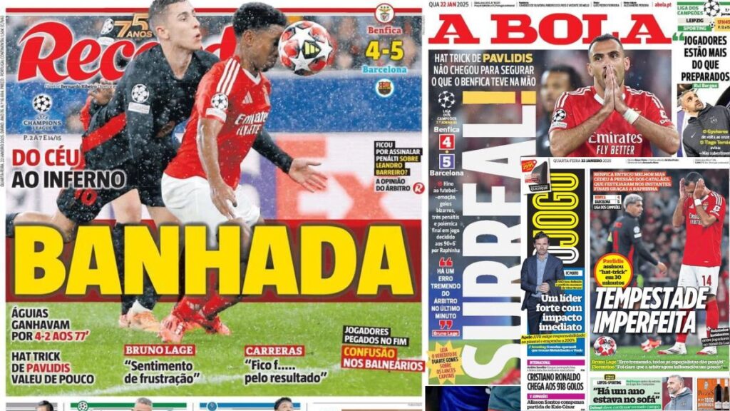 En Portugal explotan por el robo del Barça al Benfica