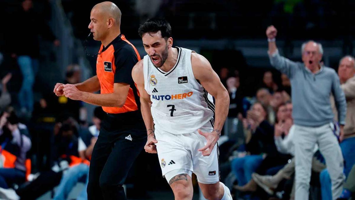Campazzo en un partido con el Real Madrid