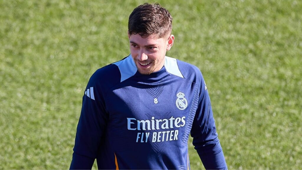 El subidón de Fede Valverde en el mercado es de otra galaxia Fede Valverde en un entrenamiento