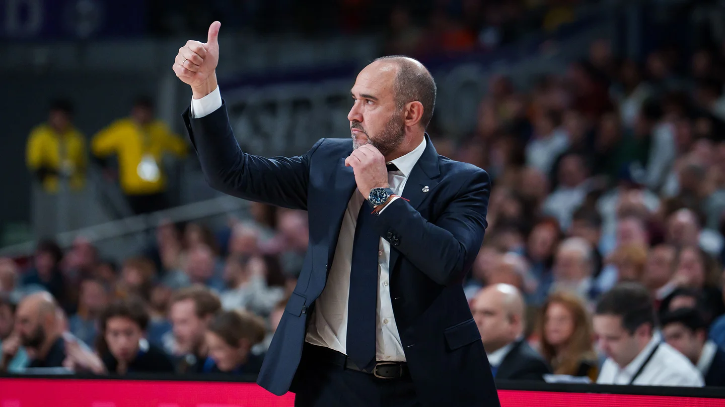 Chus Mateo en un partido con el Real Madrid