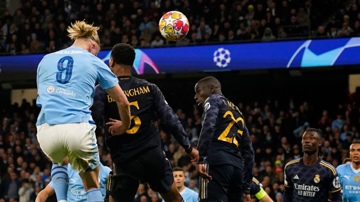 Haaland en un City-Real Madrid