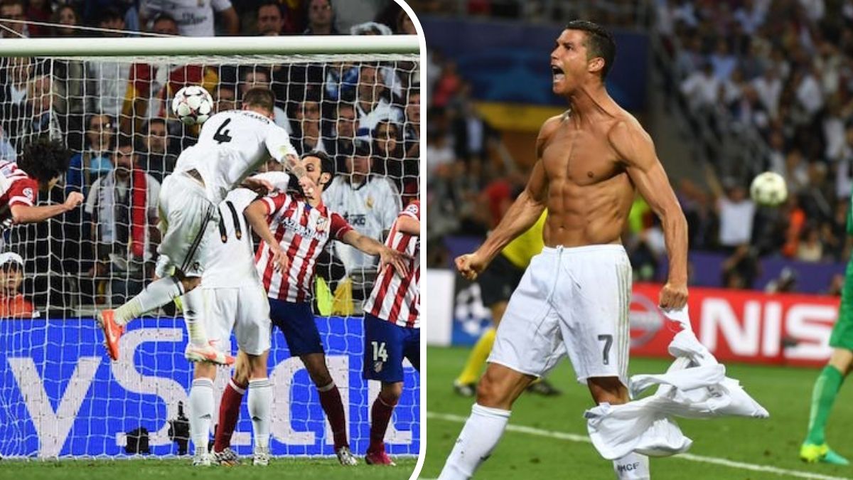 Los goles de Ramos y Cristiano en las finales contra el Atlético
