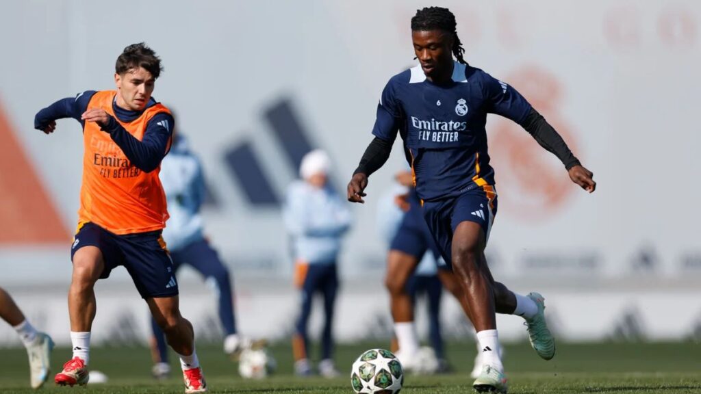 Camavinga encuentra hueco con la lesión de Lucas Camavinga en un entrenamiento