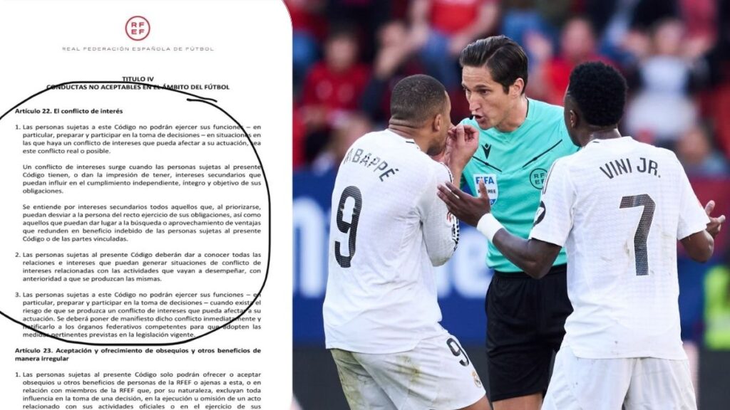 La RFEF y UEFA suspenden cautelarmente a Munuera Montero El Código Ético de la RFEF y Munuera Montero