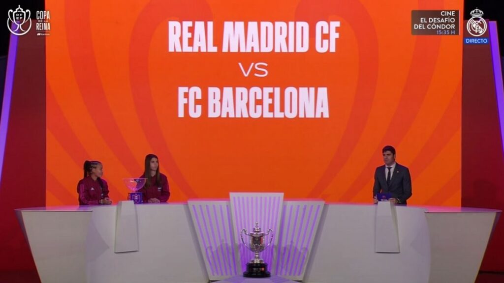 El Madrid jugará contra el Barça en la Copa de la Reina