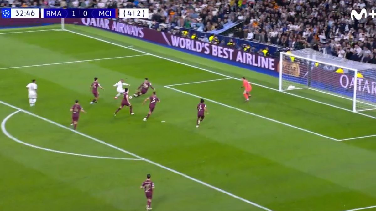 El gol de Mbappé al City