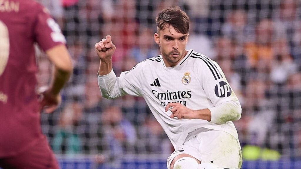 Asencio frente al City en el Bernabéu
