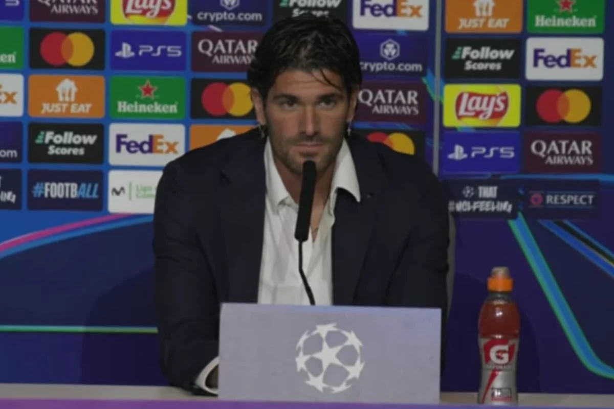 Rodrigo De Paul en rueda de prensa