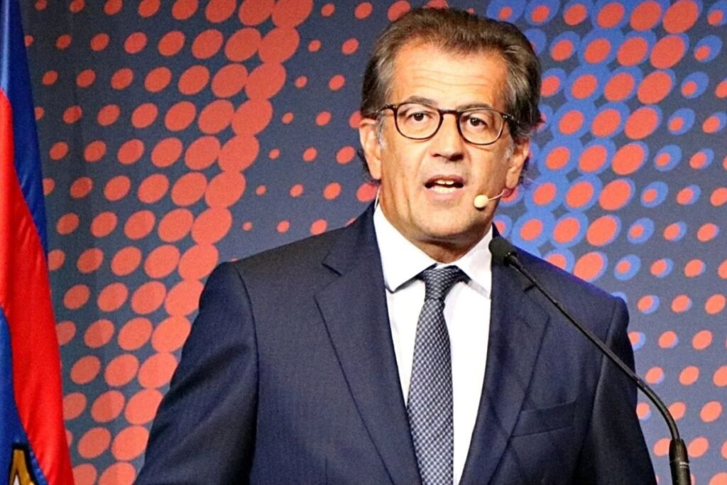 Freixa, sobre el caso Negreira: «Era una cosa de presidente a presidente» Freixa en un acto del Barça