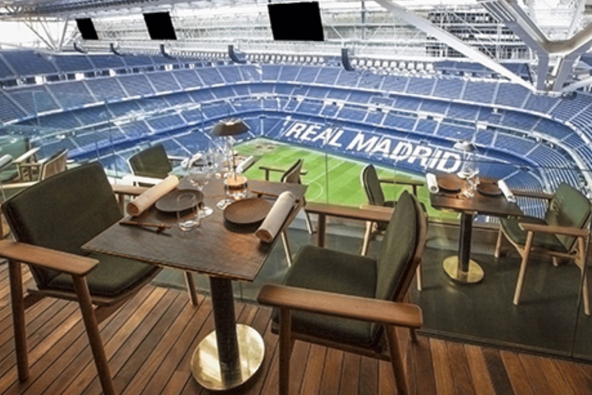 El restaurante del Bernabéu y sus vistas