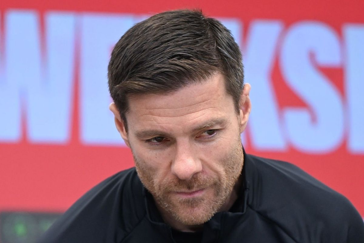 Xabi Alonso en rueda de prensa