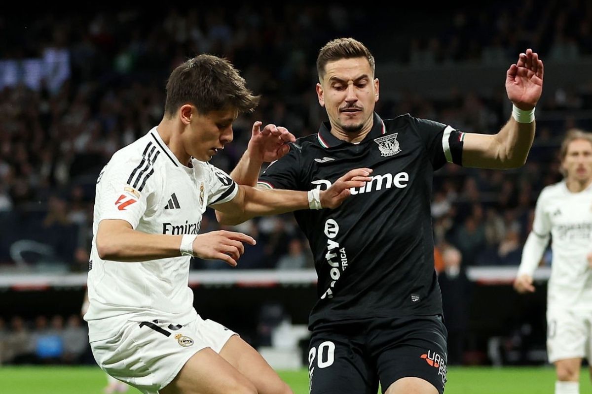 Arda Güler contra el Leganés