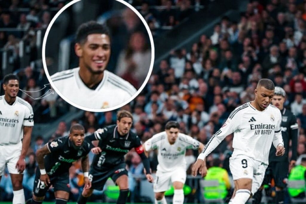 El gesto de Bellingham con el penalti de Mbappé