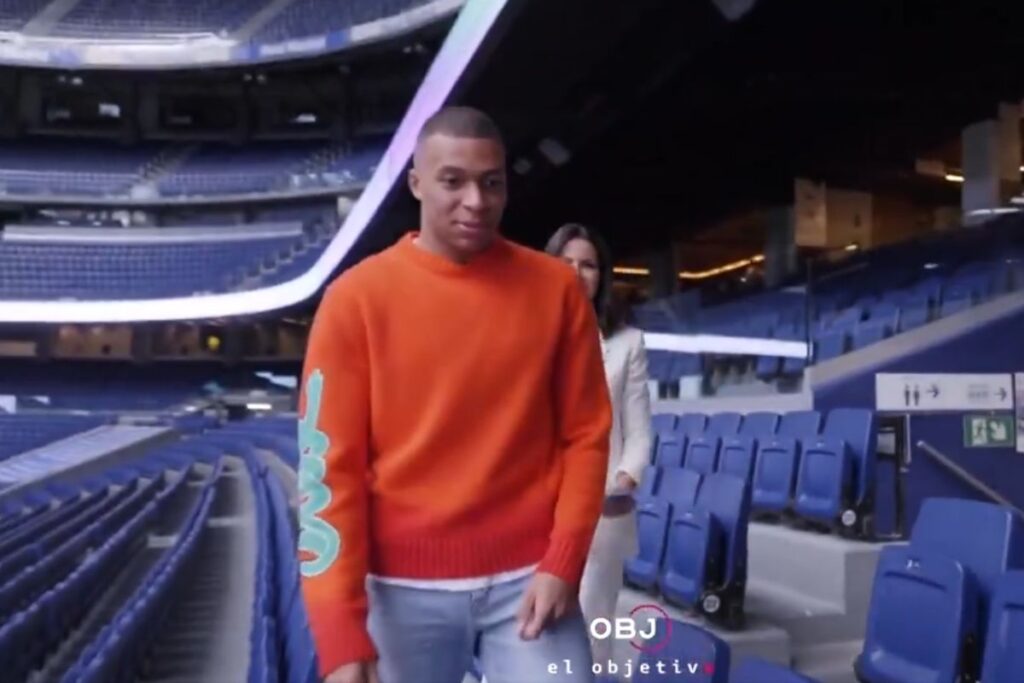 Mbappé en la entrevista con Ana Pastor