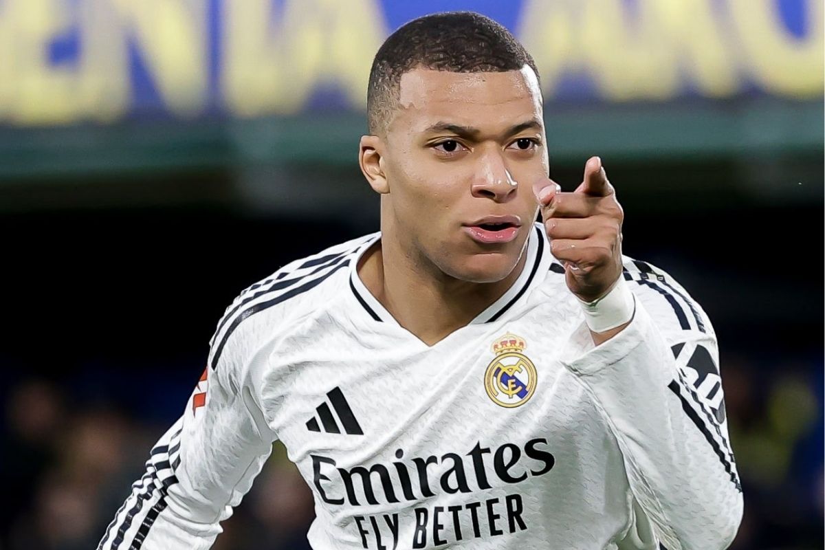 Mbappé celebrando un gol