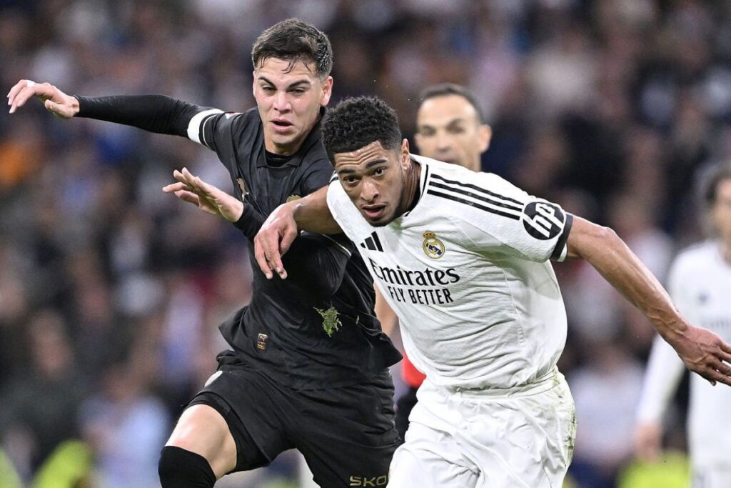 Las estadísticas del Real Madrid-Valencia Bellingham ante el Valencia en un lance de partido