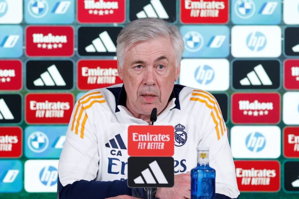 Ancelotti en rueda de prensa